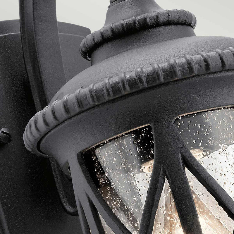 Load image into Gallery viewer, Kichler Lighting KL-ADMIRALS-COVE-S Admirals Cove 1 Light Small Wall Lantern, Textured Black -
