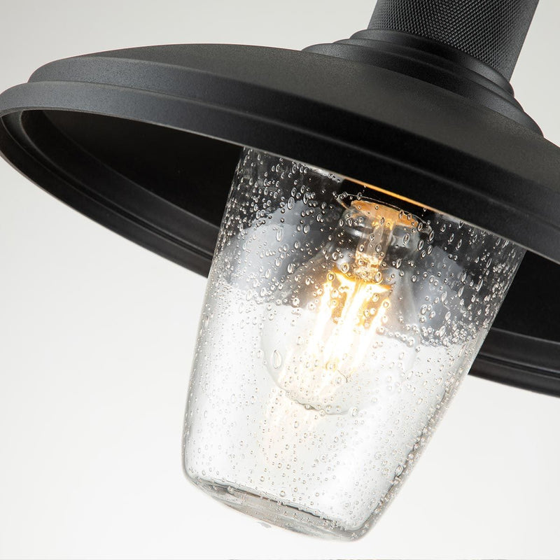 Load image into Gallery viewer, Kichler Lighting KL-ALLENBURY2-M-BKT Allenbury 1 Light Medium Wall Lantern, Textured Black -
