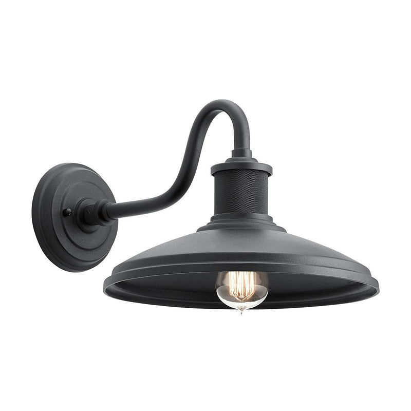 Load image into Gallery viewer, Kichler Lighting KL-ALLENBURY2-M-BKT Allenbury 1 Light Medium Wall Lantern, Textured Black -
