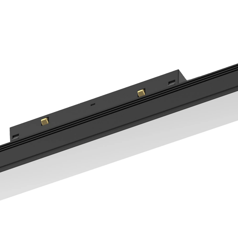 Load image into Gallery viewer, Mantra M8319 Magneto Linear Light Diffuser, 600mm,16W LED, 3000K, 1280lm. Black -
