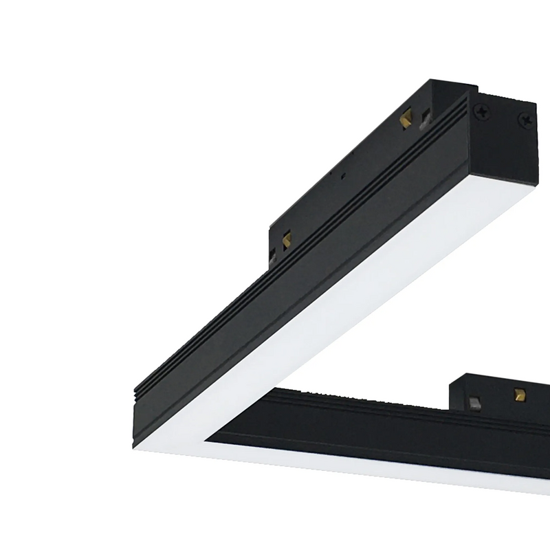 Load image into Gallery viewer, Mantra M8322 Magneto Corner Light Diffuser, 330x330mm, 16W LED, 3000K, 1280lm, Black -
