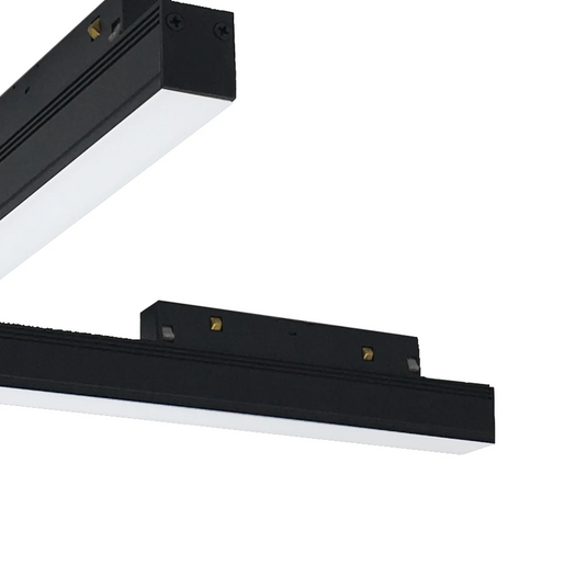 Mantra M8322 Magneto Corner Light Diffuser, 330x330mm, 16W LED, 3000K, 1280lm, Black -