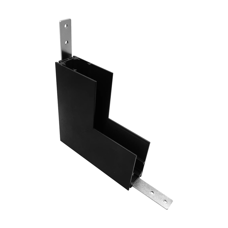 Load image into Gallery viewer, Mantra M8375 Magneto Deep 3 Connector Surface L-Joint Wall To Wall In, Black -

