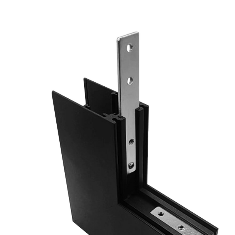 Load image into Gallery viewer, Mantra M8376 Magneto Deep 3 Connector Surface L-Joint Wall To Wall Out, Black -
