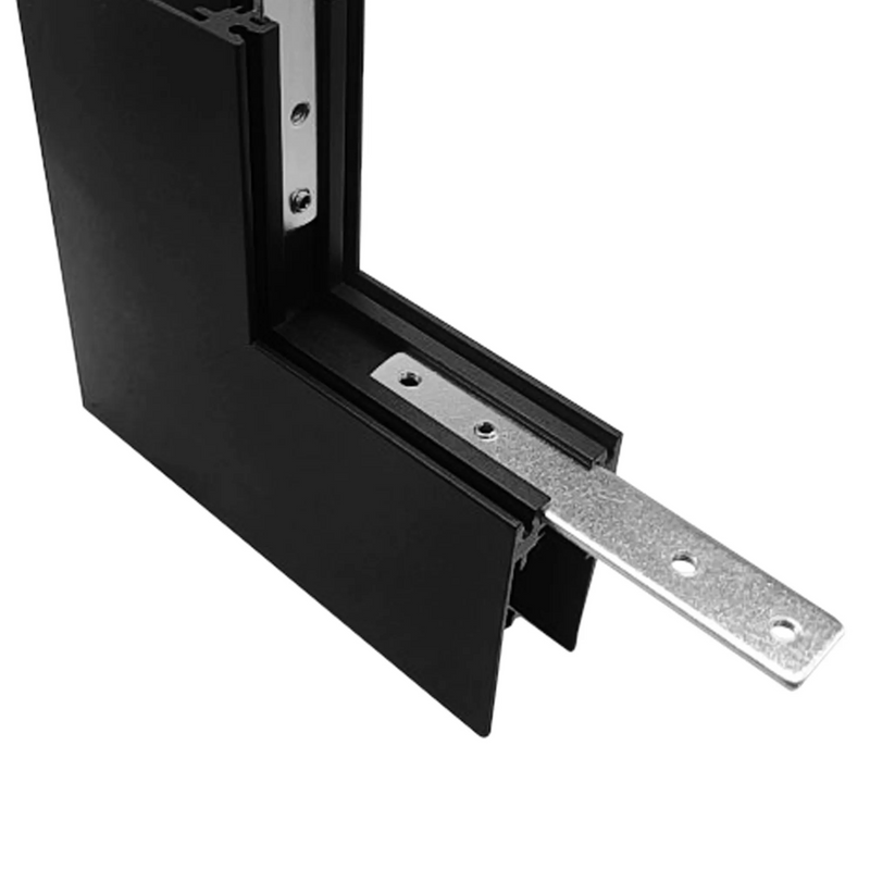 Load image into Gallery viewer, Mantra M8376 Magneto Deep 3 Connector Surface L-Joint Wall To Wall Out, Black -

