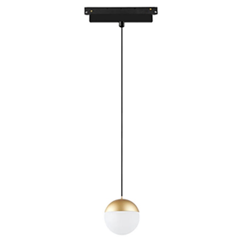 Load image into Gallery viewer, Mantra M8442 Magneto Track Ball Pendant, 10W LED, 3000K, 800lm, Gold/Black -
