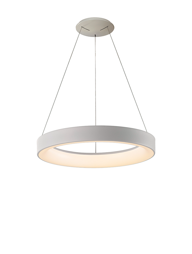 Load image into Gallery viewer, Mantra M8570 Niseko II Ring Pendant 50cm 40W LED, 2700K-5000K Tuneable, 2950lm, Remote Control &amp; APP, White, 3yrs Warranty - 60735
