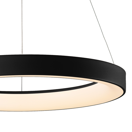 Mantra M8571 Niseko II Ring Pendant 65cm 50W LED, 2700K-5000K Tuneable, 3760lm, Remote Control & APP, Black -