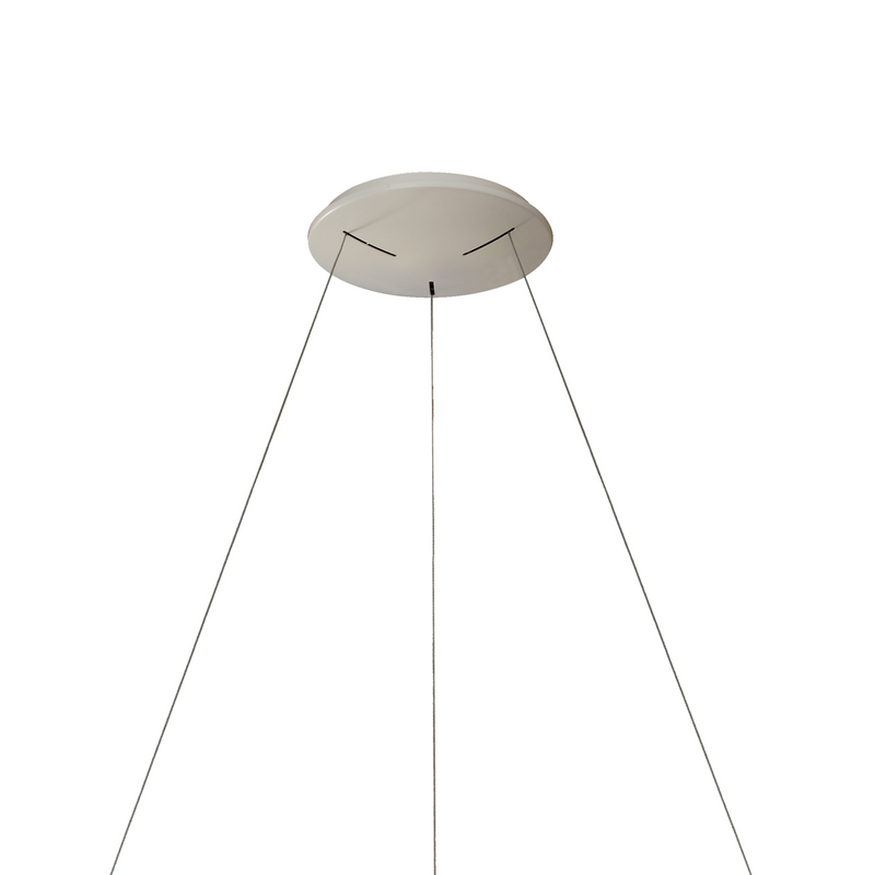 Load image into Gallery viewer, Mantra M8575 Niseko II Ring Pendant 65cm 50W LED, 2700K-5000K Tuneable, 3760lm, Remote Control &amp; APP, Wood -
