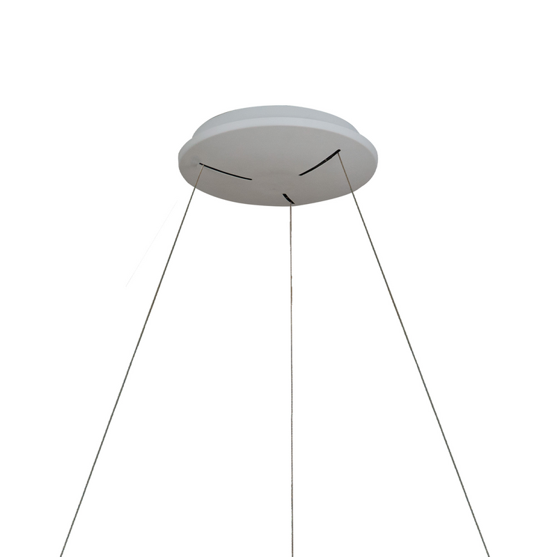 Load image into Gallery viewer, Mantra M8576 Niseko II Ring Pendant 50cm 40W LED, 2700K-5000K Tuneable, 2950lm, Remote Control &amp; APP, Wood -
