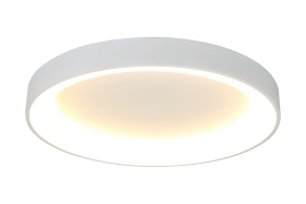 Mantra M8577 Niseko II Ring Ceiling 65cm 50W LED, 2700K-5000K Tuneable, 3760lm, Remote Control & APP, White, 3yrs Warranty - 60798