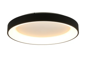 Mantra M8580 Niseko II Ring Ceiling 65cm 50W LED, 2700K-5000K Tuneable, 3760lm, Remote Control & APP, Black -