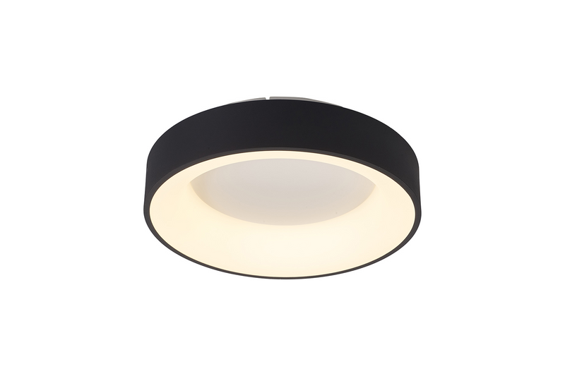 Load image into Gallery viewer, Mantra M8582 Niseko II Ring Ceiling 38cm 30W LED, 2700K-5000K Tuneable, 2250lm, Remote Control &amp; APP, Black -
