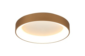 Load image into Gallery viewer, Mantra M8584 Niseko II Ring Ceiling 50cm 40W LED, 2700K-5000K Tuneable, 2950lm, Remote Control &amp; APP, Gold -
