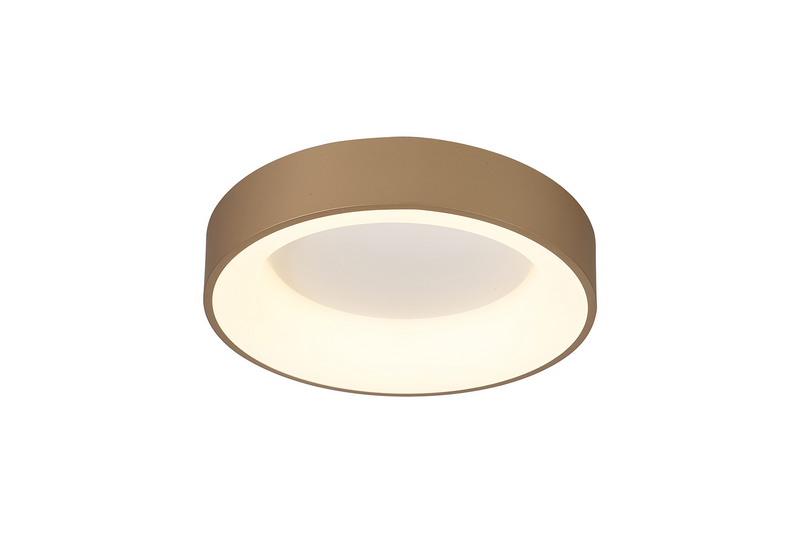 Load image into Gallery viewer, Mantra M8585 Niseko II Ring Ceiling 38cm 30W LED, 2700K-5000K Tuneable, 2250lm, Remote Control &amp; APP, Gold -
