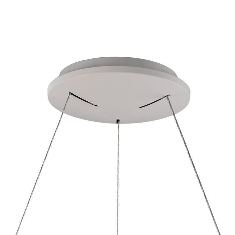 Load image into Gallery viewer, Mantra M8625 Niseko II Ring Pendant 38cm 30W LED, 2700K-5000K Tuneable, 2250lm, Remote Control &amp; APP, White, 3yrs Warranty - 60782
