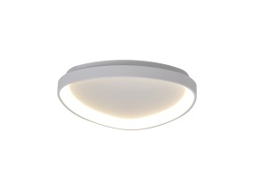 Load image into Gallery viewer, Mantra M8629 Niseko II Triangular Ceiling 42cm 38W LED, 2700K-5000K Tuneable, 2500lm, Remote Control, White, 3yrs Warranty - 60786
