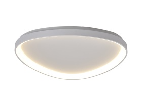 Load image into Gallery viewer, Mantra M8633 Niseko II Triangular Ceiling 61cm 50W LED, 2700K-5000K Tuneable, 3000lm, Remote Control, White, 3yrs Warranty - 60795
