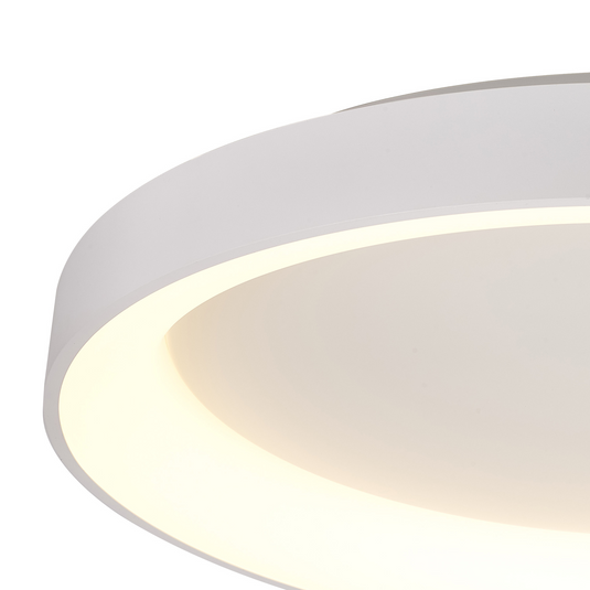 Mantra M8638 Niseko II Ring Ceiling 78cm 58W LED, 2700K-5000K Tuneable, 4700lm, Remote Control, White, 3yrs Warranty - 60807