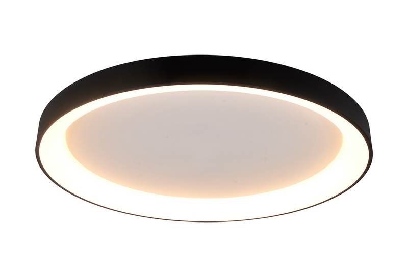 Load image into Gallery viewer, Mantra M8639 Niseko II Ring Ceiling 90cm 78W LED, 2700K-5000K Tuneable, 6200lm, Remote Control, Black -
