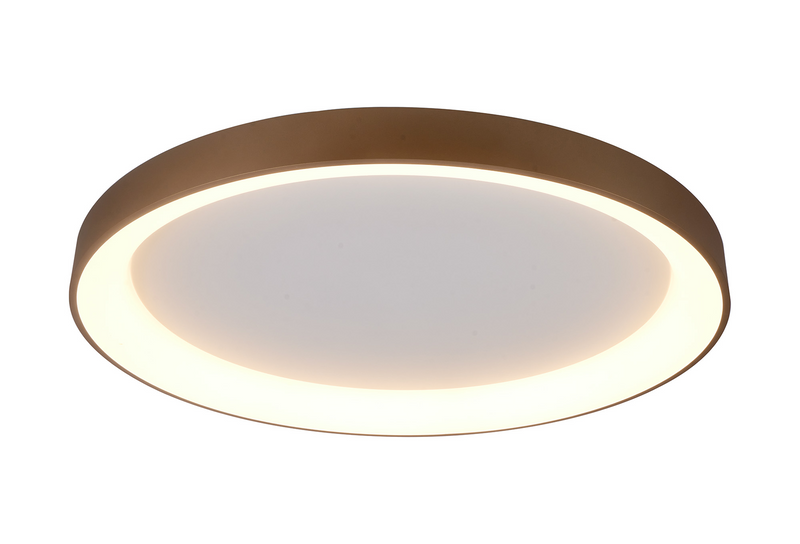 Load image into Gallery viewer, Mantra M8641 Niseko II Ring Ceiling 90cm 78W LED, 2700K-5000K Tuneable, 6200lm, Remote Control, Gold -
