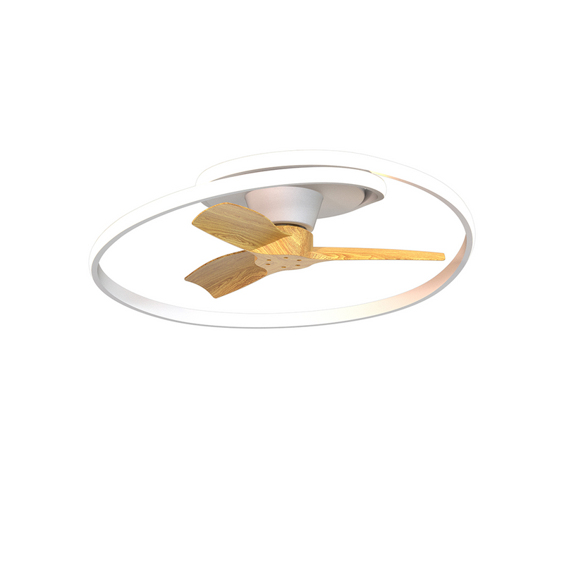 Load image into Gallery viewer, Ocean M8235 60W LED Dimmable Ceiling Light With Built-In 35W DC Reversible Fan, Wood, 4200lm, -

