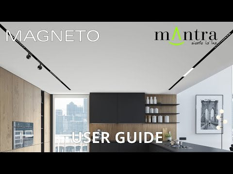 Load and play video in Gallery viewer, Mantra M8376 Magneto Deep 3 Connector Surface L-Joint Wall To Wall Out, Black -
