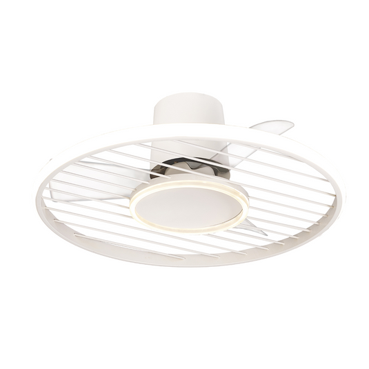 Mantra Soho M8720 45W LED Dimmable Ceiling Light With Built-In 30W DC Fan, 2700-5000K Remote Control, 3150lm, White -