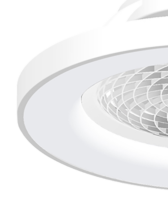 Mantra M7123 Tibet 70W LED Dimmable Ceiling Light With 35W DC Reversible Fan,Remote, APP & Alexa/Google Voice, 3900lm, White -