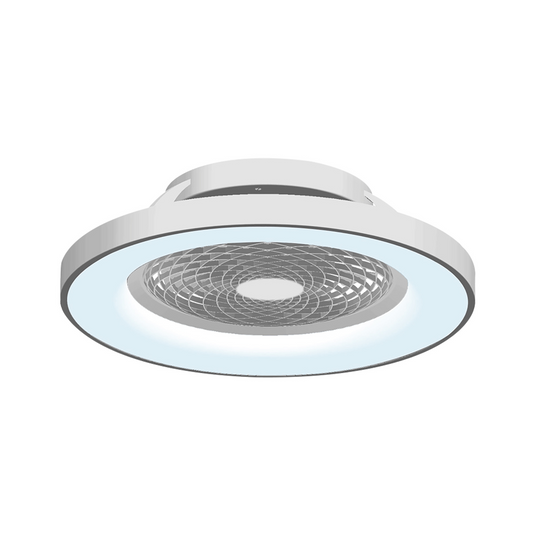 Mantra M7125 Tibet 70W LED Dimmable Ceiling Light With 35W DC Reversible Fan,Remote, APP & Alexa/Google Voice, 3900lm, Silver -