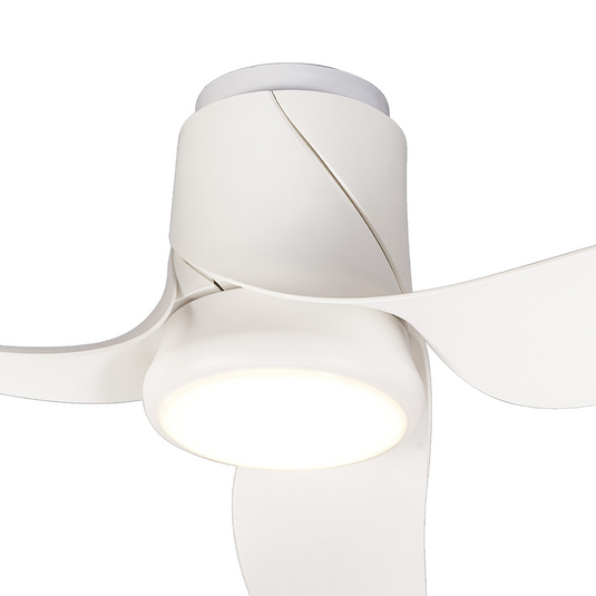 Mantra Ushuaia M8717 30W LED Dimmable Ceiling Light With Built-In 35W DC Fan, 2700-5000K Remote Control, 2400lm, White -