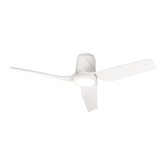 Mantra Ushuaia M8717 30W LED Dimmable Ceiling Light With Built-In 35W DC Fan, 2700-5000K Remote Control, 2400lm, White -