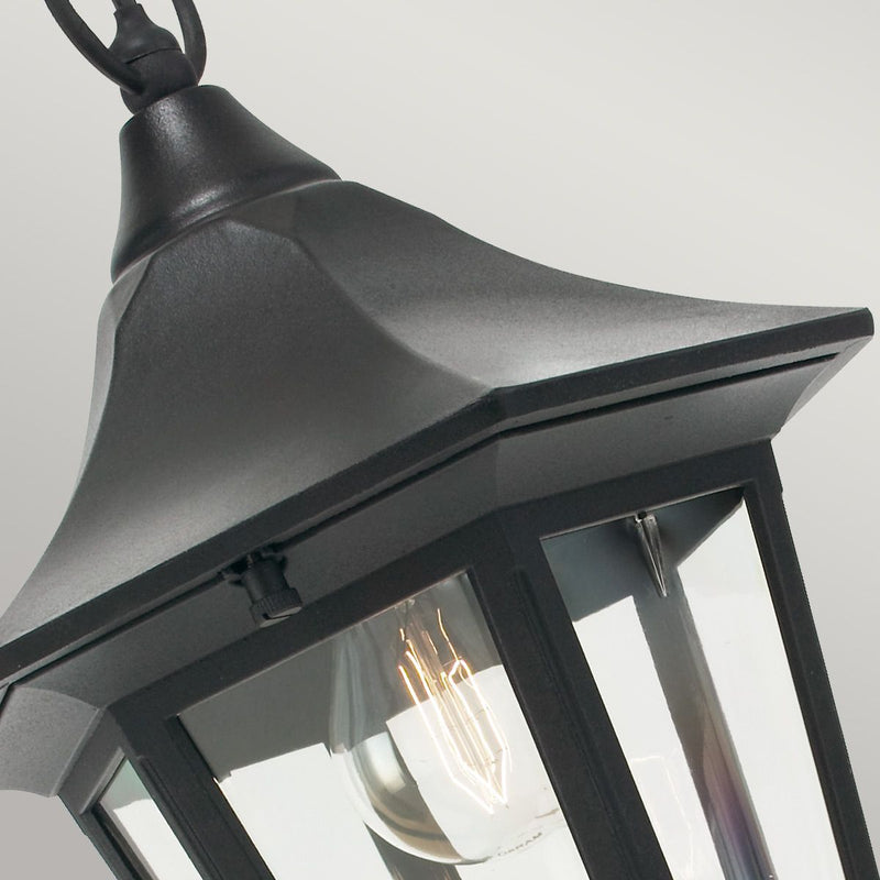 Load image into Gallery viewer, Elstead Lighting V8-BLACK Valencia 1 Light Chain Lantern Black - 12884
