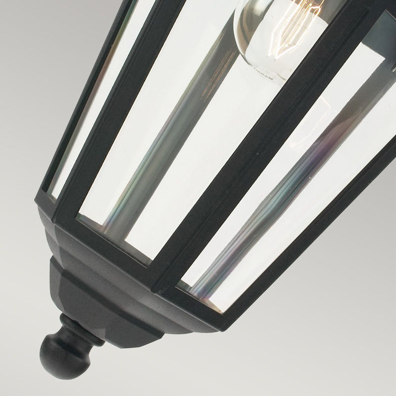 Load image into Gallery viewer, Elstead Lighting V8-BLACK Valencia 1 Light Chain Lantern Black - 12884
