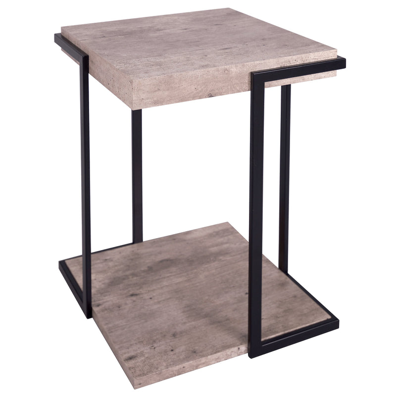 Load image into Gallery viewer, Dar Lighting 001ROY002 Royan Square Table Concrete Effect - 37069
