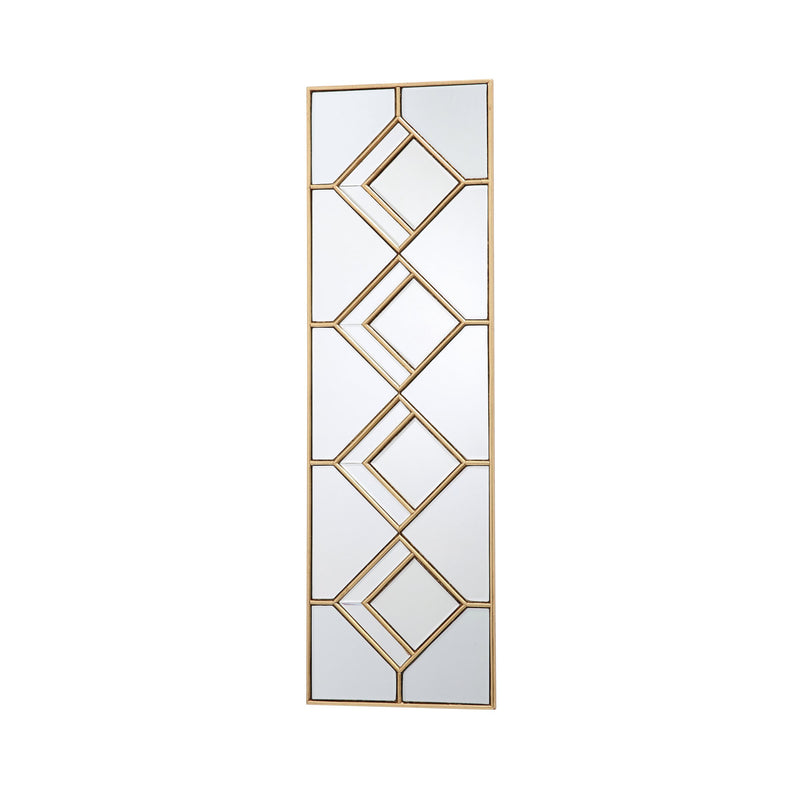 Load image into Gallery viewer, Dar Lighting 002KIP9830 Kipton Rectangle Decorative Mirror with Gold Foil Detail - 25018
