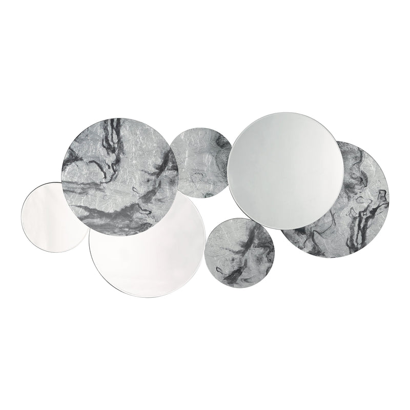 Load image into Gallery viewer, Dar Lighting 002MEC12070 Meco Rectangle Mirror Black Marble Effect - 37086
