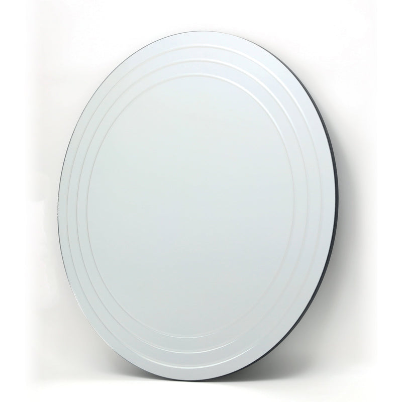 Load image into Gallery viewer, Dar Lighting 002MEO100 Meora Round Bevelled Mirror - 25691
