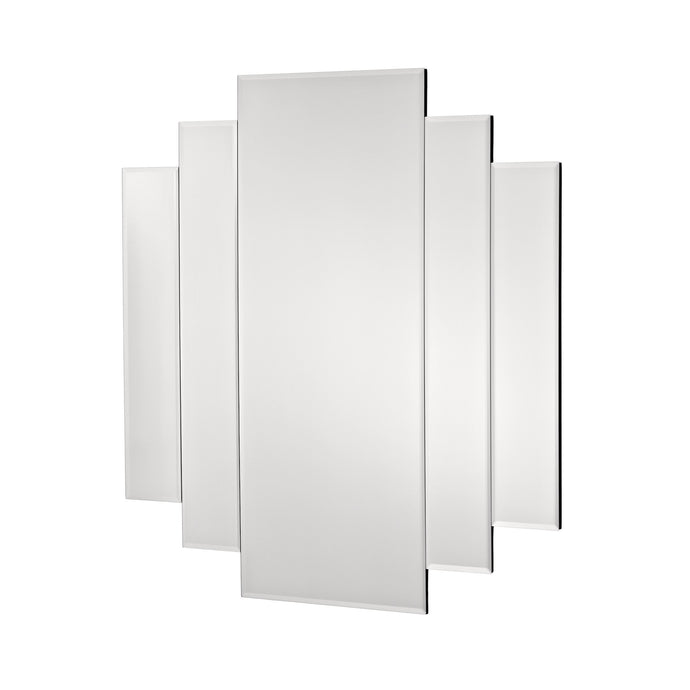 Dar Lighting 002ODE8888 Odeon Rectangle Stepped Mirror 88 X 88cm - 11803
