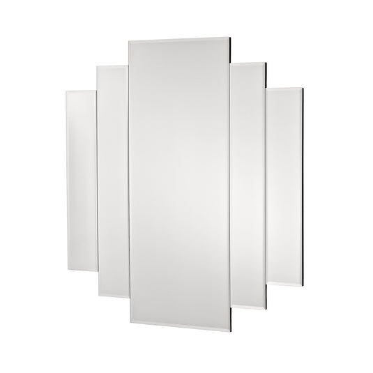 Dar Lighting 002ODE8888 Odeon Rectangle Stepped Mirror 88 X 88cm - 11803