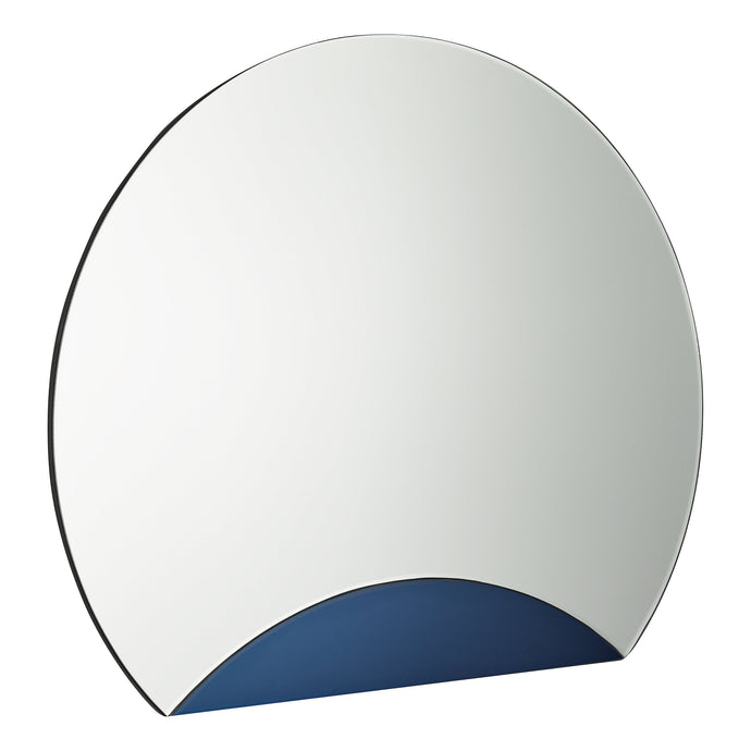 Dar Lighting 002RIS60B Rise Mirror With Blue Panel Detail - 37093