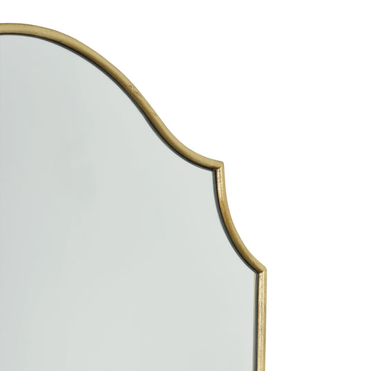 Dar Lighting 002RUG7050 Ruggiero Rectangle Mirror With Gold Detail - 37094