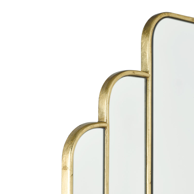 Load image into Gallery viewer, Dar Lighting 002SKO9060 Skovgaard Rectangle Mirror With Gold Detail - 37097
