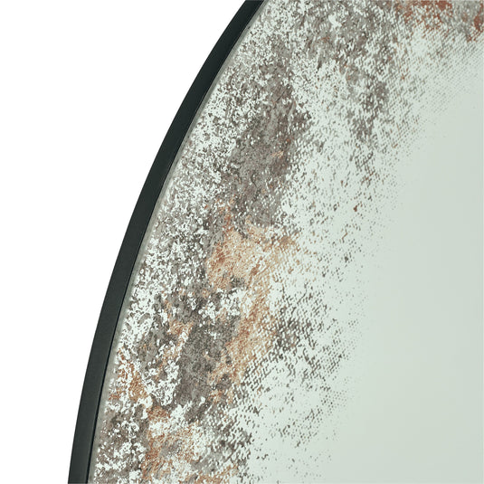 Dar Lighting 002VIX80 Vixen Round Mirror With Foxed Detail - 37100