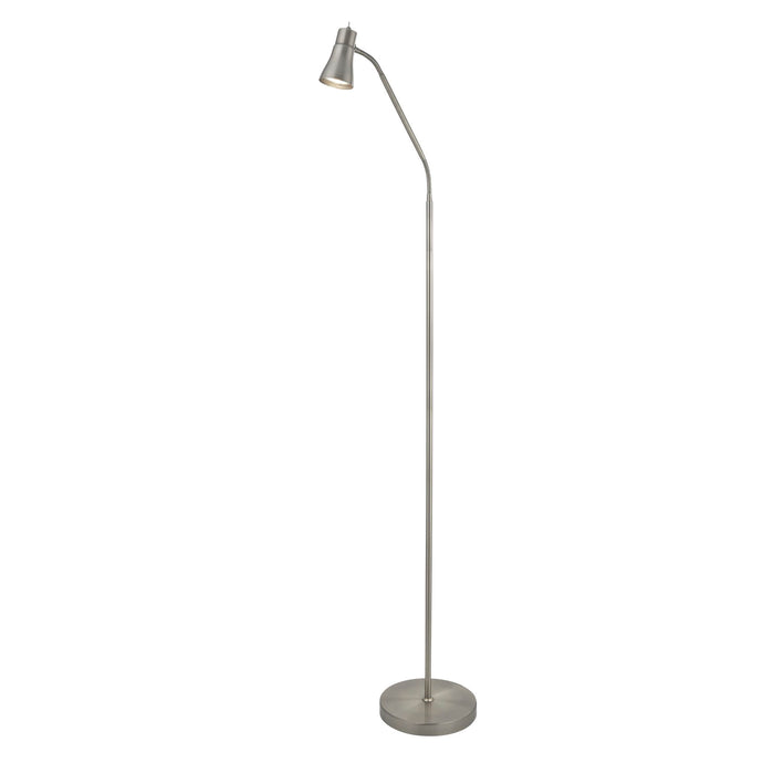 Searchlight 1007SS Fusion, Floor Lamp 1Lt With Flexi Head, SS - 24382