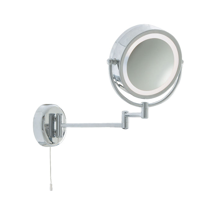 Searchlight 11824 Bathroom Mirror - Illuminated Mirror - Chrome Extendable Swing Arm Lt 190mm - 2843