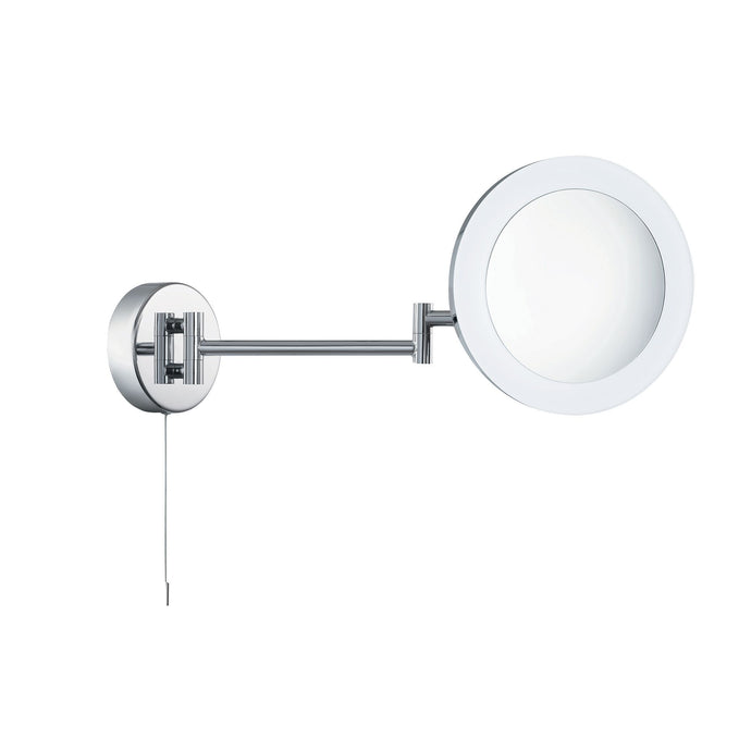 Searchlight 1456CC Bathroom Mirror - Shaving Mirror, 3 X  Magnification, IP44, Chrome, Frosted Outer - 19855