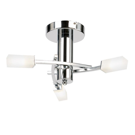 Endon Lighting 146-3CH Havana 3lt Semi flush - 34498