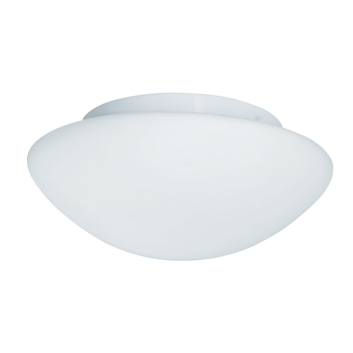 Searchlight 1910-23 Tokyo Bathroom Flush IP44 1Lt - White Opal Glass Ftg 23Cm - 14131