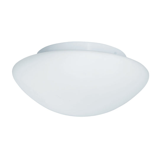 Searchlight 1910-23 Tokyo Bathroom Flush IP44 1Lt - White Opal Glass Ftg 23Cm - 14131